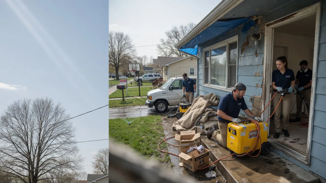 Basement Flood Cleanup in Honeoye Falls, NY near me